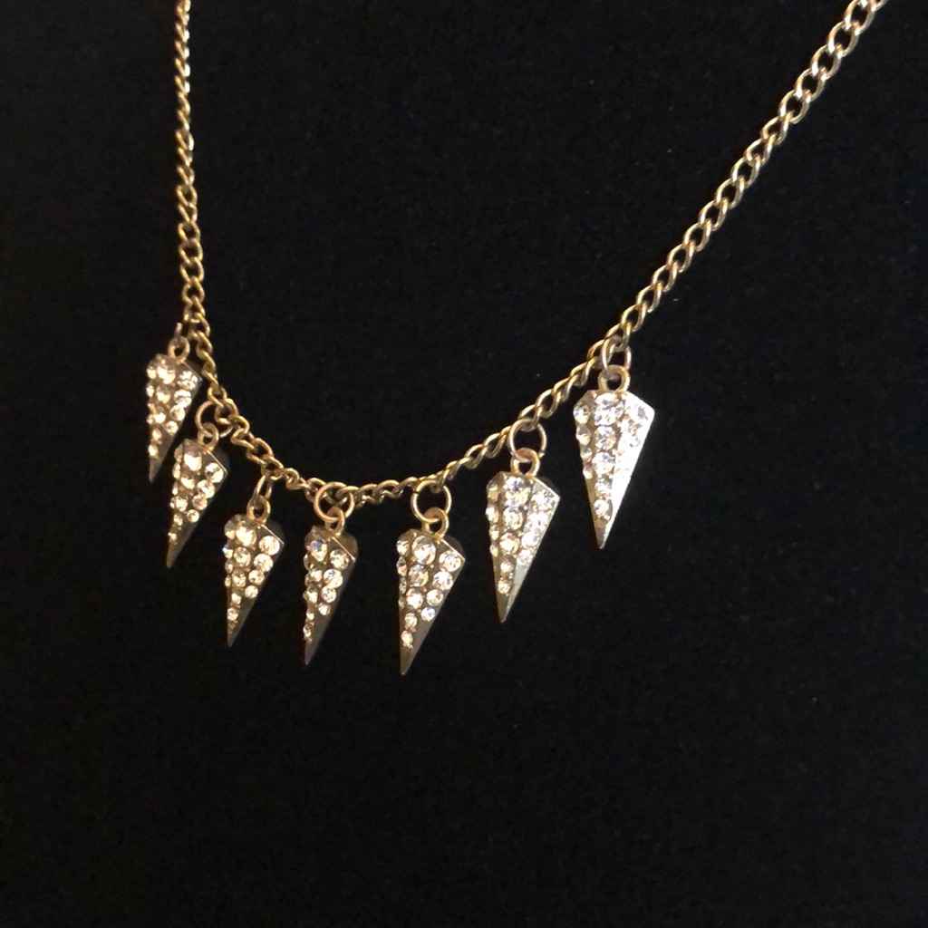 Gold Stone Necklace From Buckle